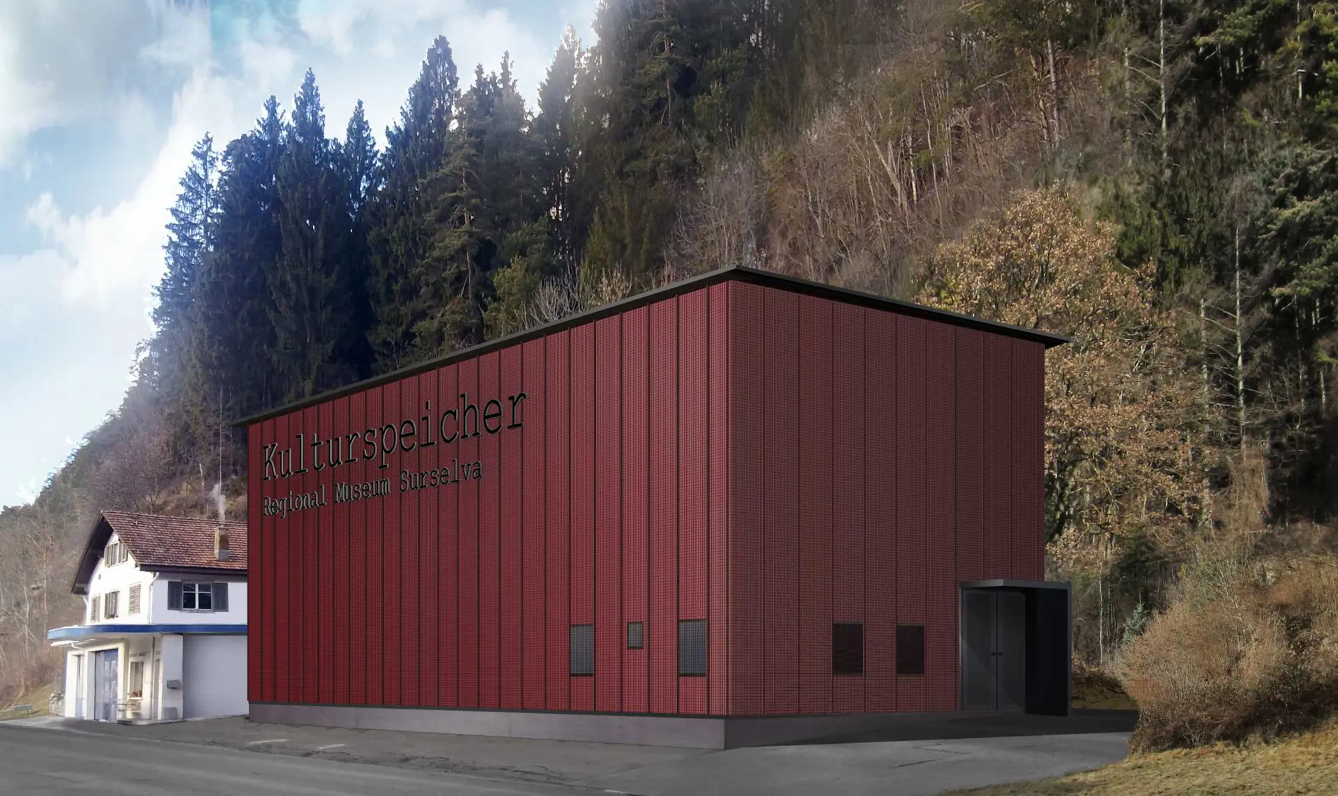 01_Kulturspeicher Museum Regiunal Surselva, Ilanz_Studie